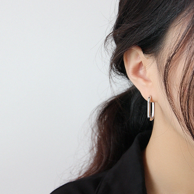 Modern Hoop Earrings